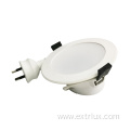 SAA 9W tri-color dial code downlight with plug